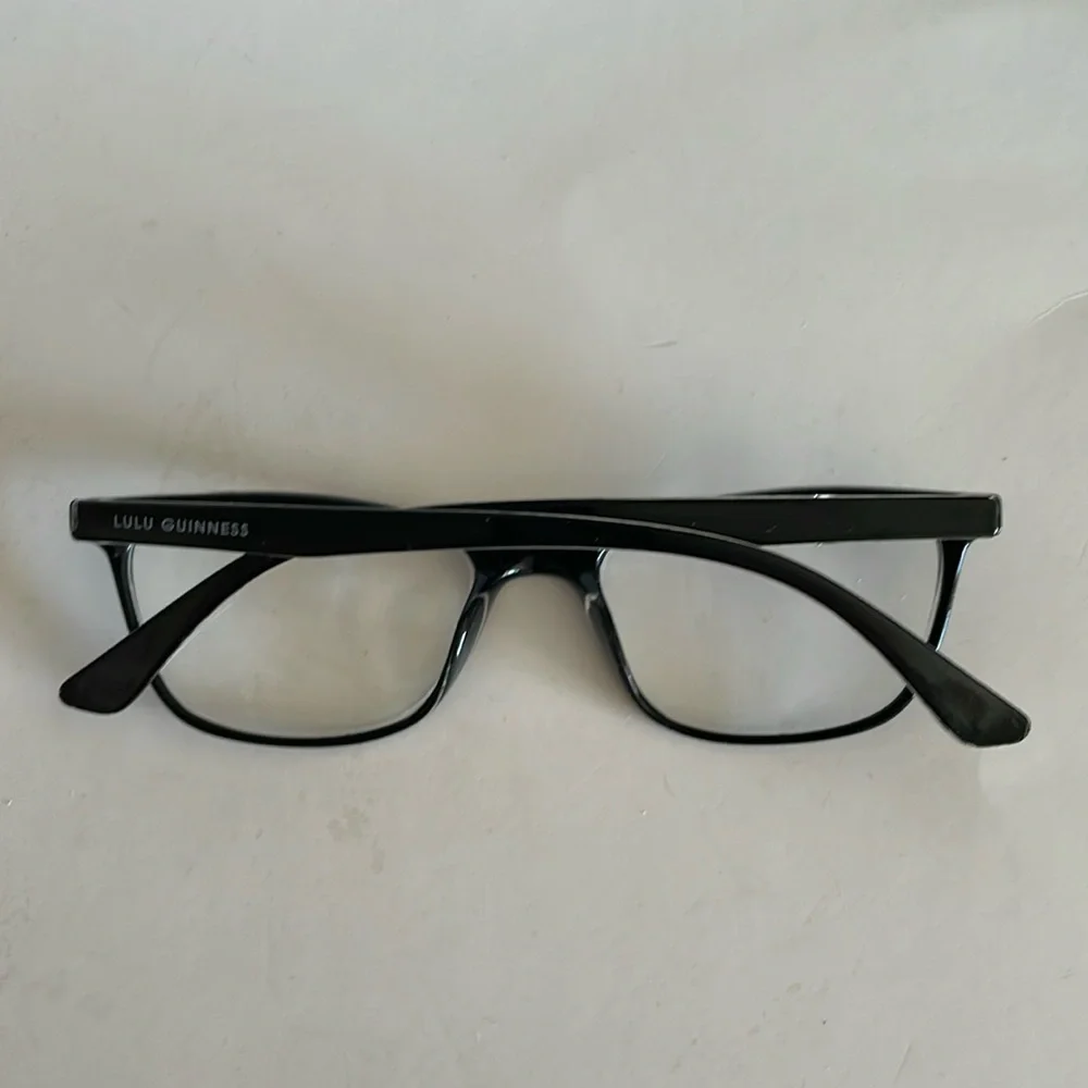 Lulu Guinness Black White Zebra Print Eyeglass Frame LR 74 1.5 53[]18 145